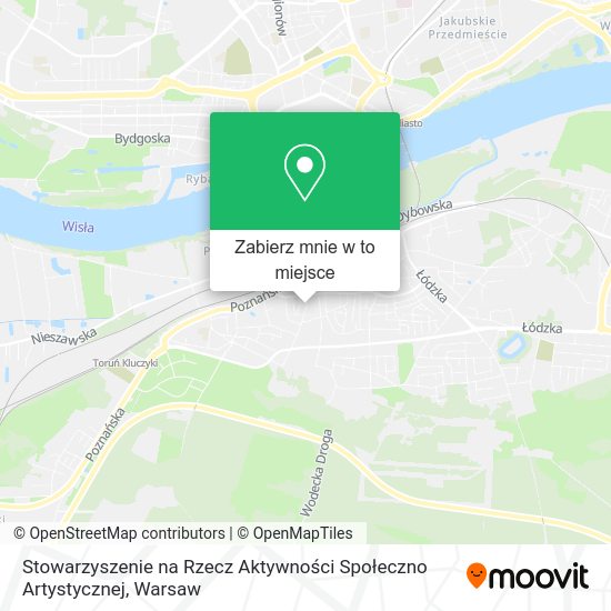 Mapa Stowarzyszenie na Rzecz Aktywności Społeczno Artystycznej