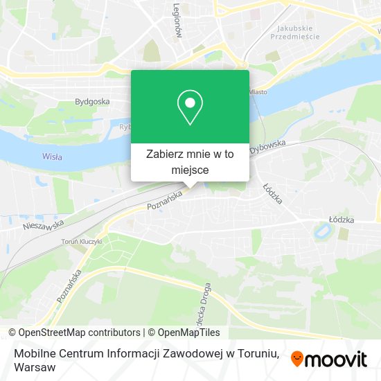 Mapa Mobilne Centrum Informacji Zawodowej w Toruniu