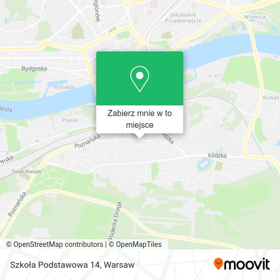 Mapa Szkoła Podstawowa 14