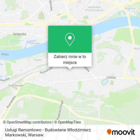 Mapa Usługi Remontowo - Budowlane Włodzimierz Markowski