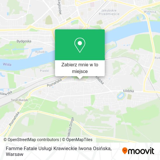 Mapa Famme Fatale Usługi Krawieckie Iwona Osińska