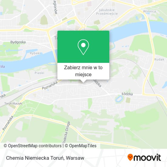 Mapa Chemia Niemiecka Toruń