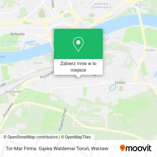 Mapa Tor-Mar Firma. Gąska Waldemar Toruń