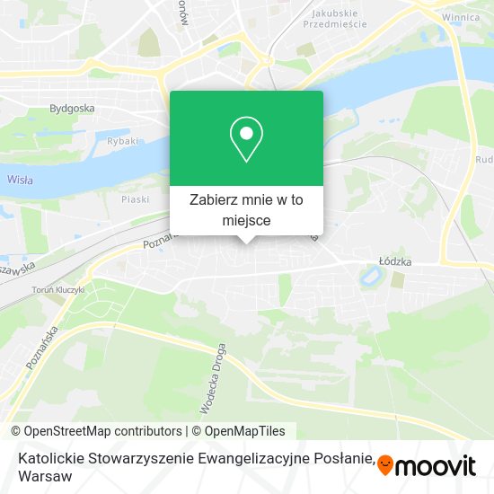 Mapa Katolickie Stowarzyszenie Ewangelizacyjne Posłanie