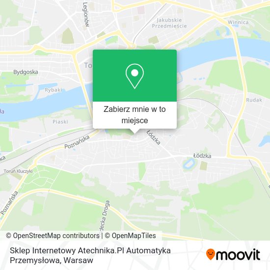 Mapa Sklep Internetowy Atechnika.Pl Automatyka Przemysłowa