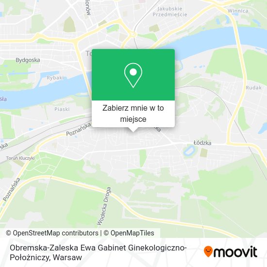 Mapa Obremska-Zaleska Ewa Gabinet Ginekologiczno-Położniczy