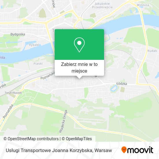 Mapa Usługi Transportowe Joanna Korzybska