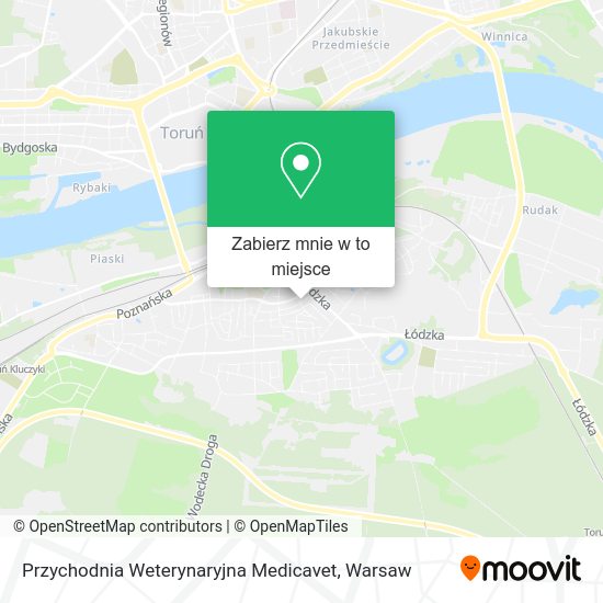 Mapa Przychodnia Weterynaryjna Medicavet