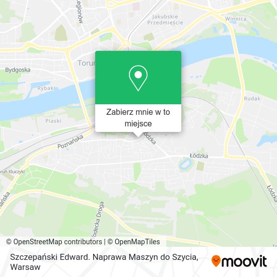 Mapa Szczepański Edward. Naprawa Maszyn do Szycia