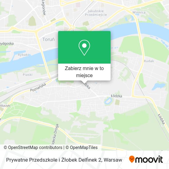 Mapa Prywatne Przedszkole i Żłobek Delfinek 2