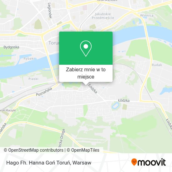 Mapa Hago Fh. Hanna Goń Toruń