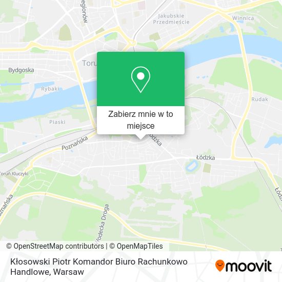 Mapa Kłosowski Piotr Komandor Biuro Rachunkowo Handlowe