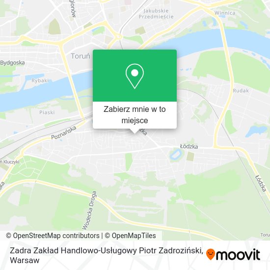 Mapa Zadra Zakład Handlowo-Usługowy Piotr Zadroziński