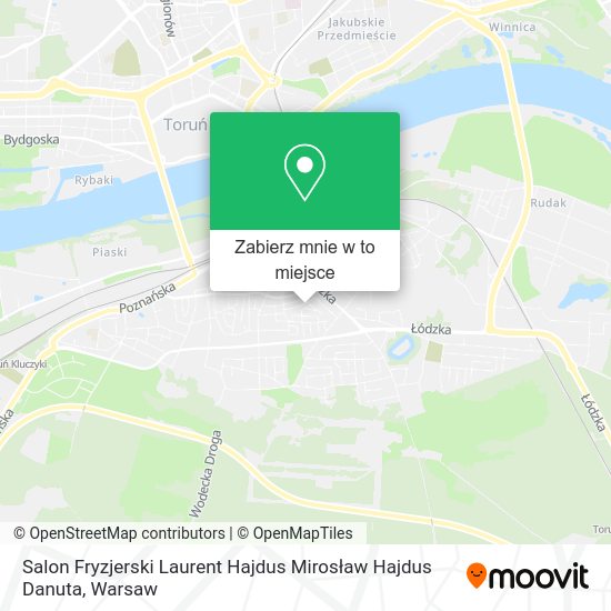 Mapa Salon Fryzjerski Laurent Hajdus Mirosław Hajdus Danuta