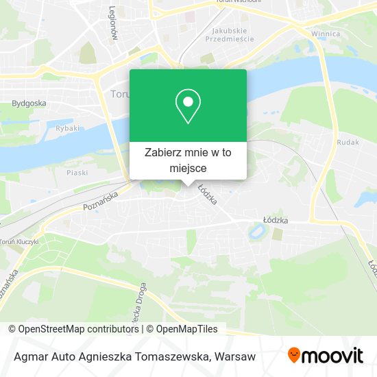 Mapa Agmar Auto Agnieszka Tomaszewska