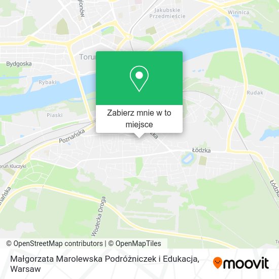 Mapa Małgorzata Marolewska Podróżniczek i Edukacja