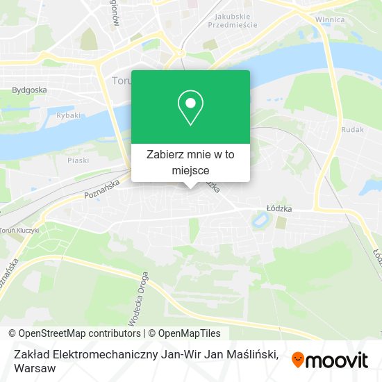 Mapa Zakład Elektromechaniczny Jan-Wir Jan Maśliński