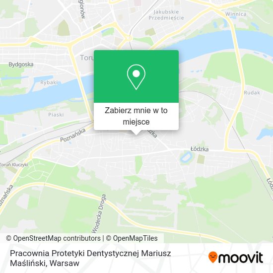 Mapa Pracownia Protetyki Dentystycznej Mariusz Maśliński