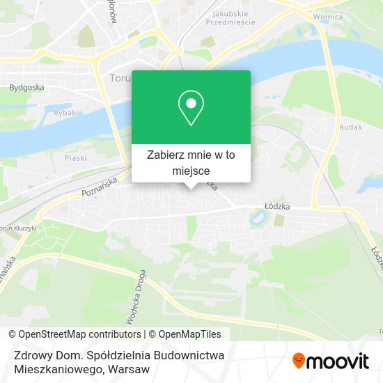 Mapa Zdrowy Dom. Spółdzielnia Budownictwa Mieszkaniowego