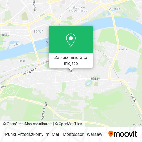 Mapa Punkt Przedszkolny im. Marii Montessori