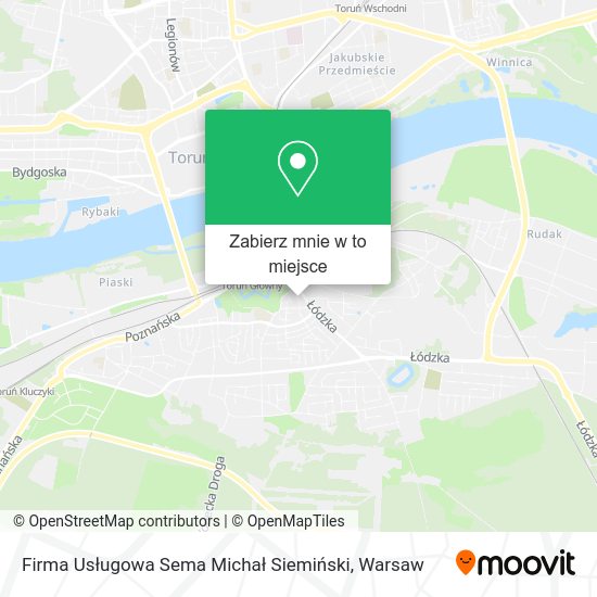 Mapa Firma Usługowa Sema Michał Siemiński