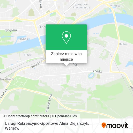 Mapa Usługi Rekreacyjno-Sportowe Alina Olejarczyk