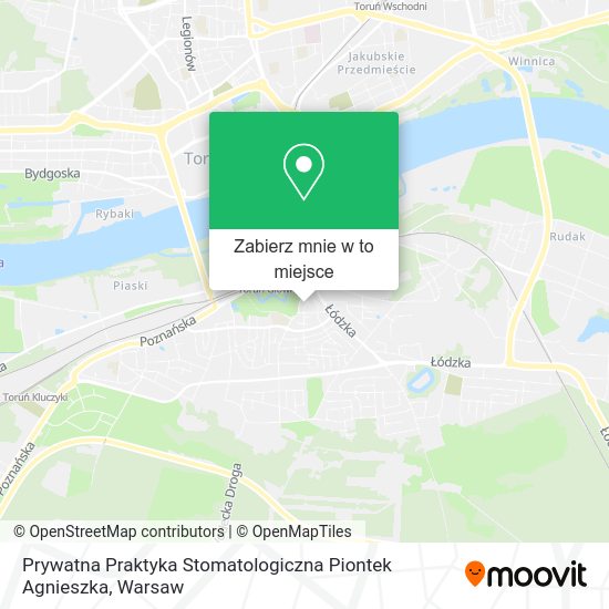 Mapa Prywatna Praktyka Stomatologiczna Piontek Agnieszka