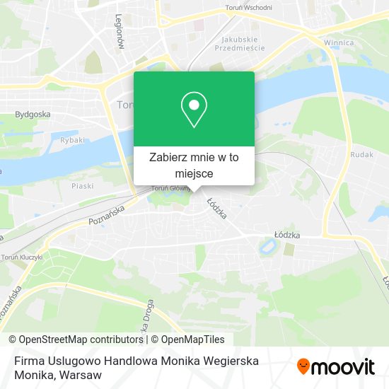 Mapa Firma Uslugowo Handlowa Monika Wegierska Monika