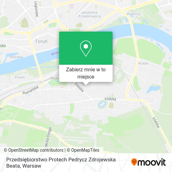 Mapa Przedsiębiorstwo Protech Pedrycz Zdrojewska Beata