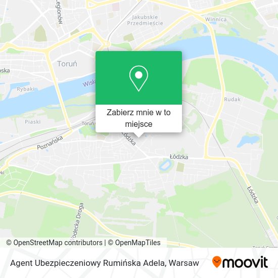 Mapa Agent Ubezpieczeniowy Rumińska Adela