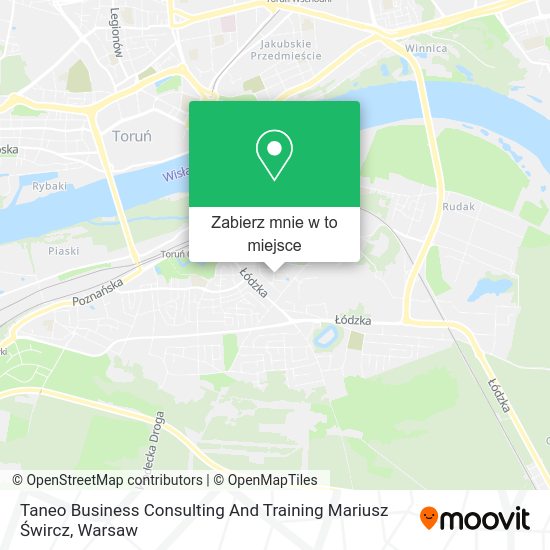 Mapa Taneo Business Consulting And Training Mariusz Śwircz