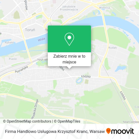 Mapa Firma Handlowo Usługowa Krzysztof Kranc