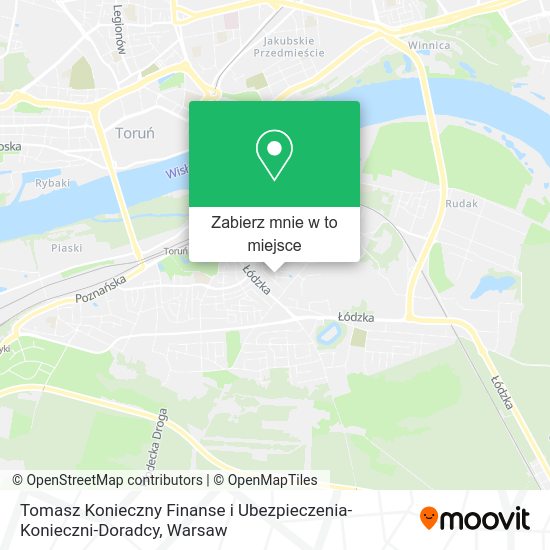 Mapa Tomasz Konieczny Finanse i Ubezpieczenia-Konieczni-Doradcy