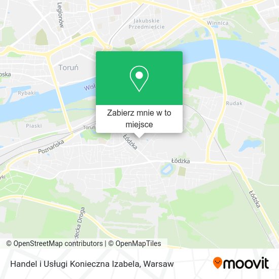 Mapa Handel i Usługi Konieczna Izabela