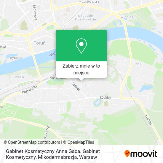 Mapa Gabinet Kosmetyczny Anna Gaca. Gabinet Kosmetyczny, Mikodermabrazja