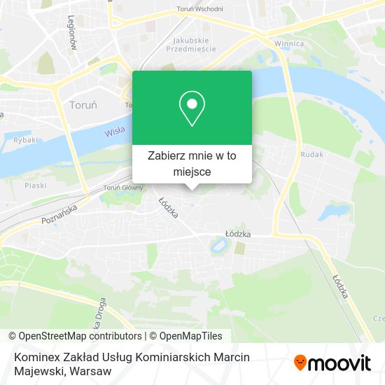 Mapa Kominex Zakład Usług Kominiarskich Marcin Majewski