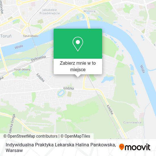 Mapa Indywidualna Praktyka Lekarska Halina Pankowska