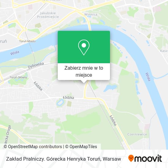 Mapa Zakład Pralniczy. Górecka Henryka Toruń