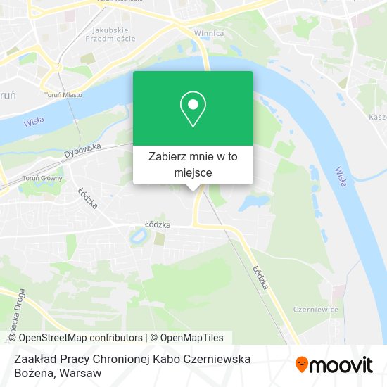 Mapa Zaakład Pracy Chronionej Kabo Czerniewska Bożena