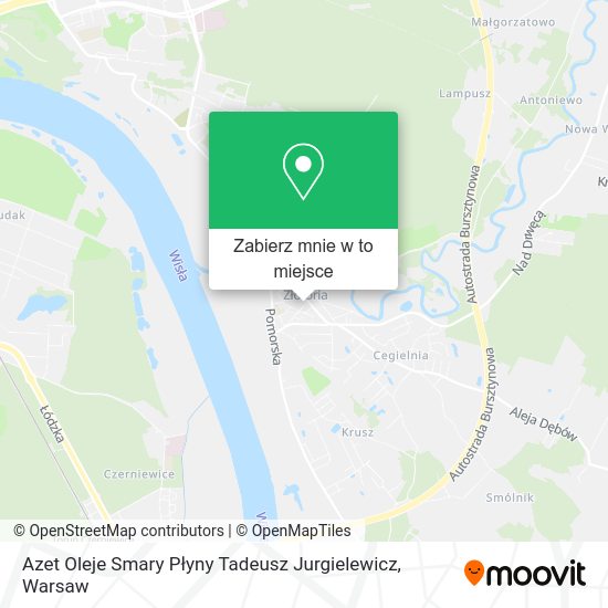 Mapa Azet Oleje Smary Płyny Tadeusz Jurgielewicz