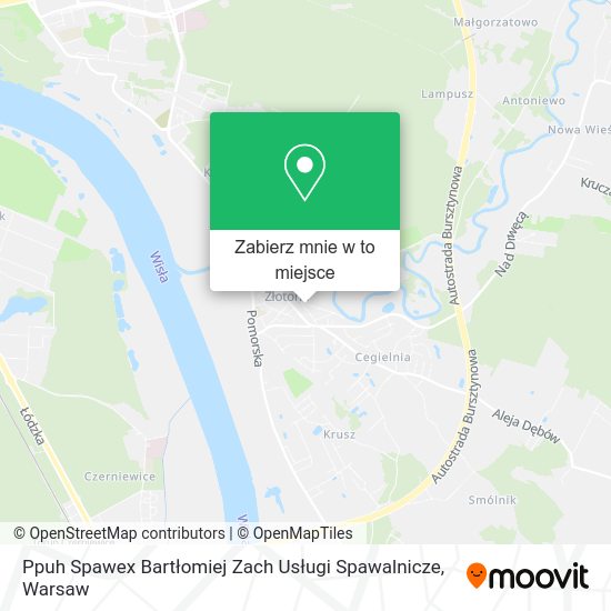 Mapa Ppuh Spawex Bartłomiej Zach Usługi Spawalnicze