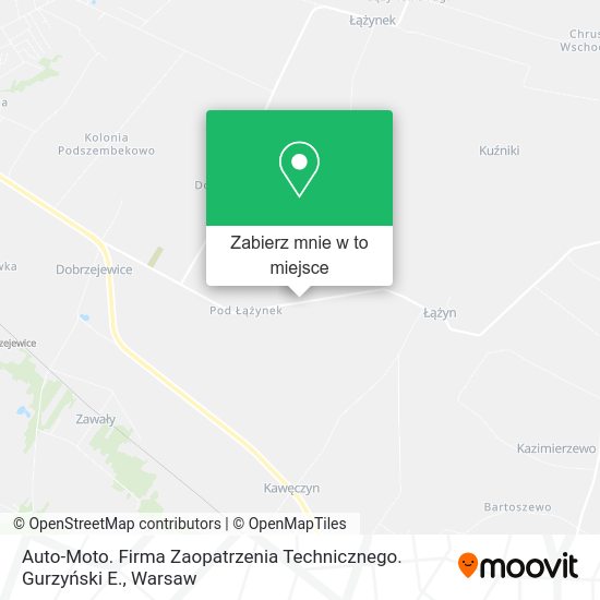 Mapa Auto-Moto. Firma Zaopatrzenia Technicznego. Gurzyński E.