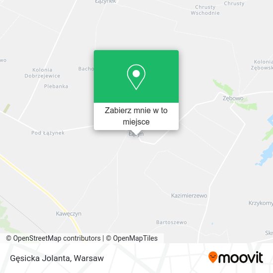 Mapa Gęsicka Jolanta