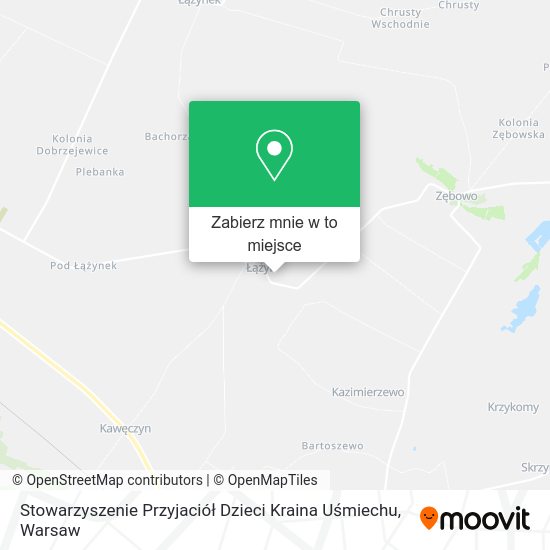 Mapa Stowarzyszenie Przyjaciół Dzieci Kraina Uśmiechu