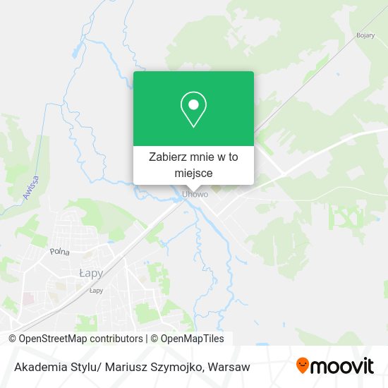 Mapa Akademia Stylu/ Mariusz Szymojko