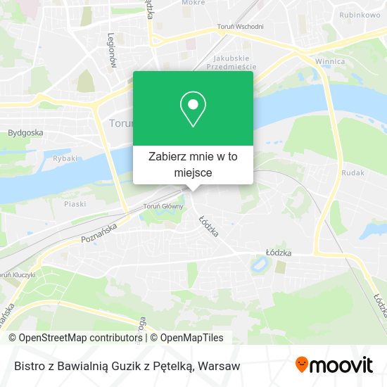 Mapa Bistro z Bawialnią Guzik z Pętelką