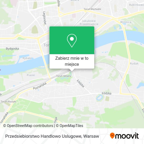 Mapa Przedsiebiorstwo Handlowo Uslugowe