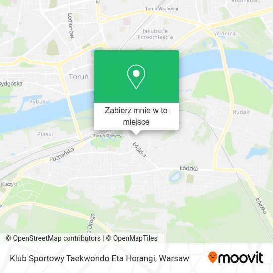 Mapa Klub Sportowy Taekwondo Eta Horangi