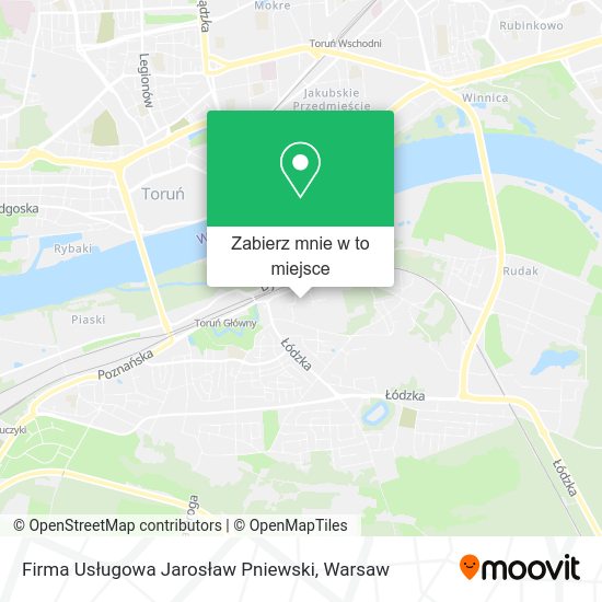 Mapa Firma Usługowa Jarosław Pniewski