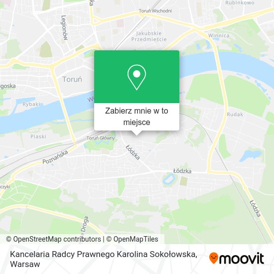 Mapa Kancelaria Radcy Prawnego Karolina Sokołowska